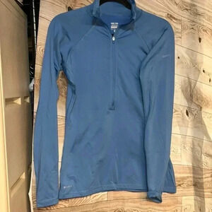 NIKE PRO size medium half zip pullover sweatshirt top Dri fit